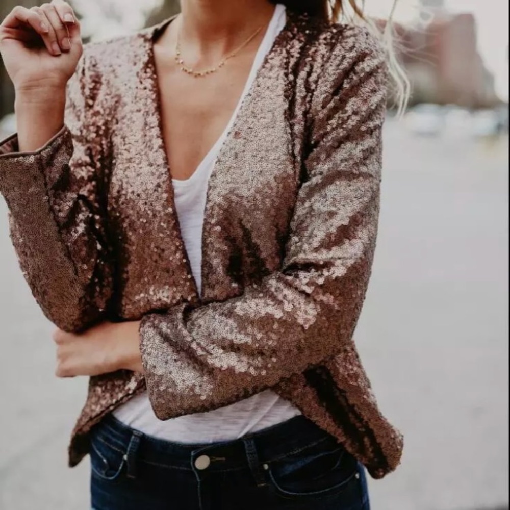 Sequin blazer